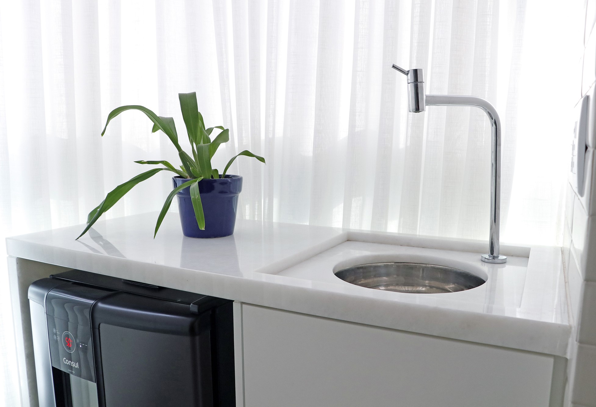 bancada mármore branco