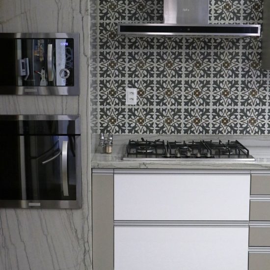 cozinha quartzito white macaubas